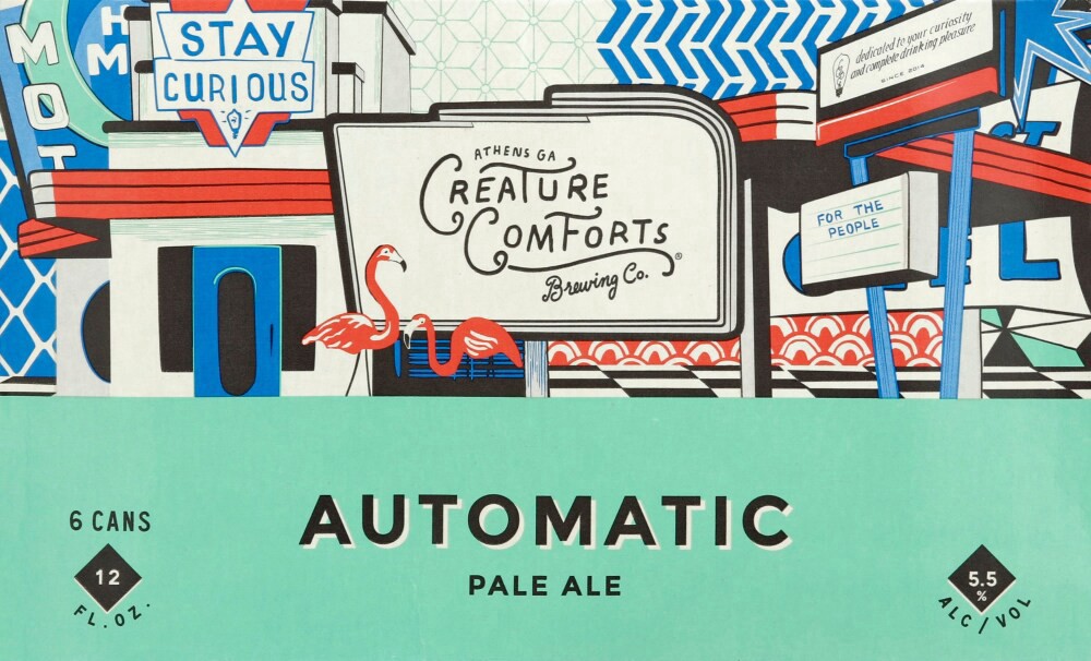 slide 2 of 6, Creature Comforts Brewing Co. Creature Comforts Automatic, 1 ct