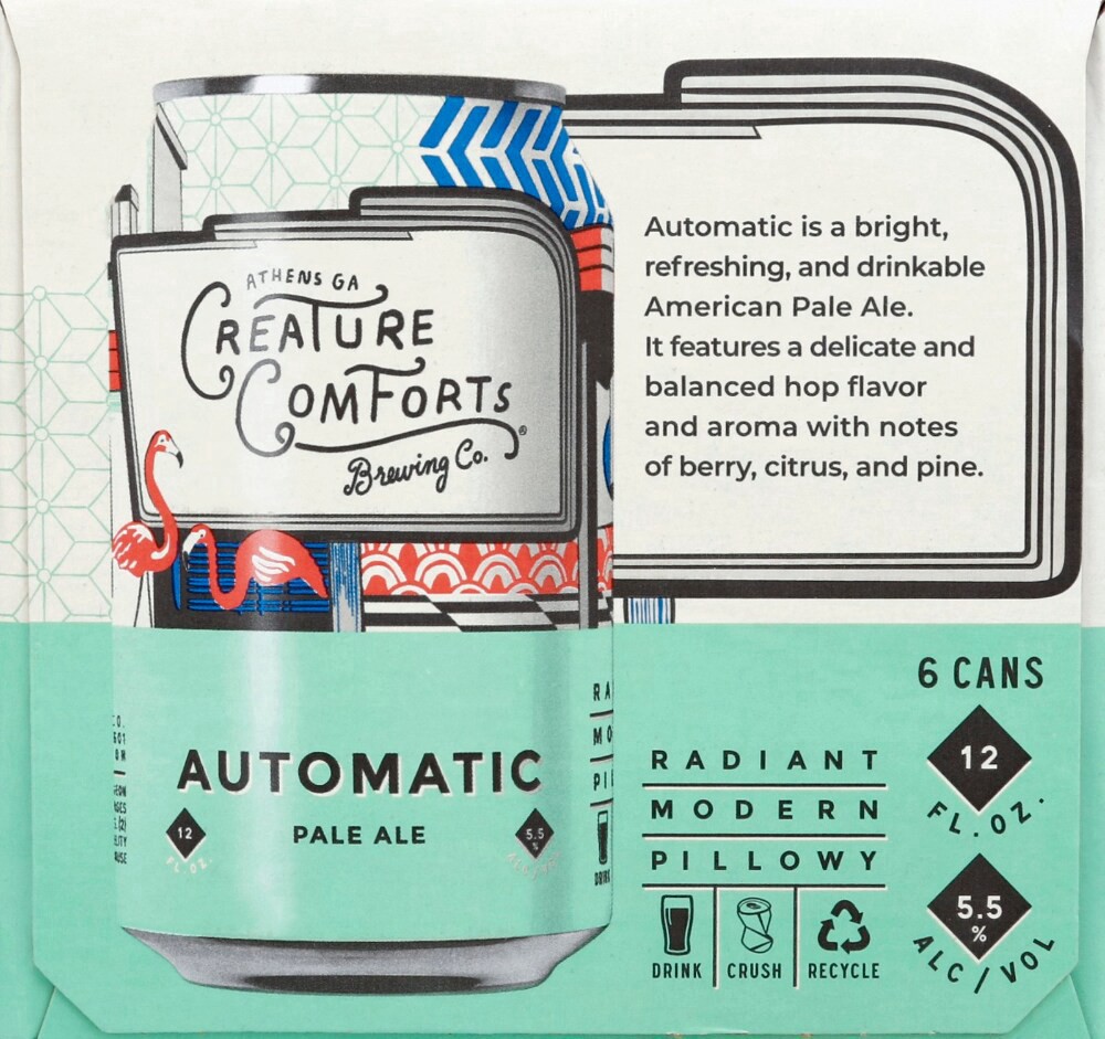 slide 4 of 6, Creature Comforts Brewing Co. Creature Comforts Automatic, 1 ct