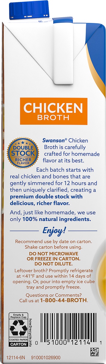 slide 7 of 10, Swanson Chicken Broth 100% Natural, 32 oz
