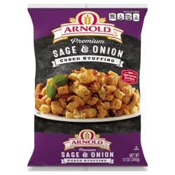 Arnold Premium Sage & Onion Cubed Stuffing, 12 oz