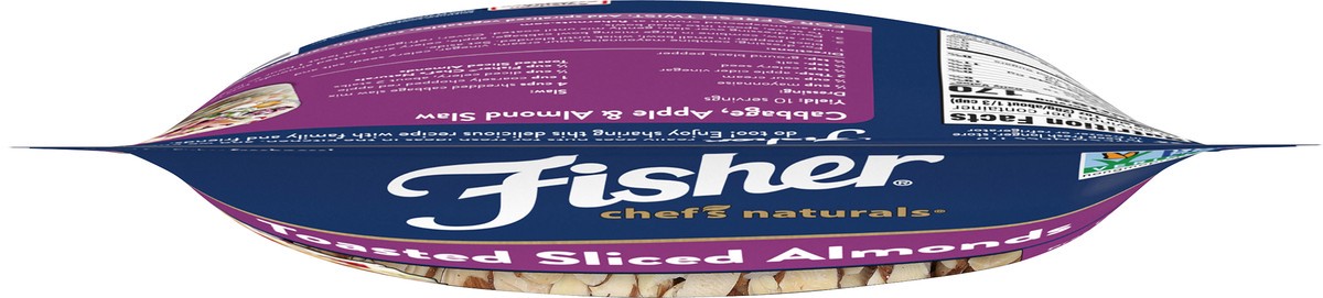 slide 6 of 10, Fisher Almonds Toasted Sliced, 10 oz