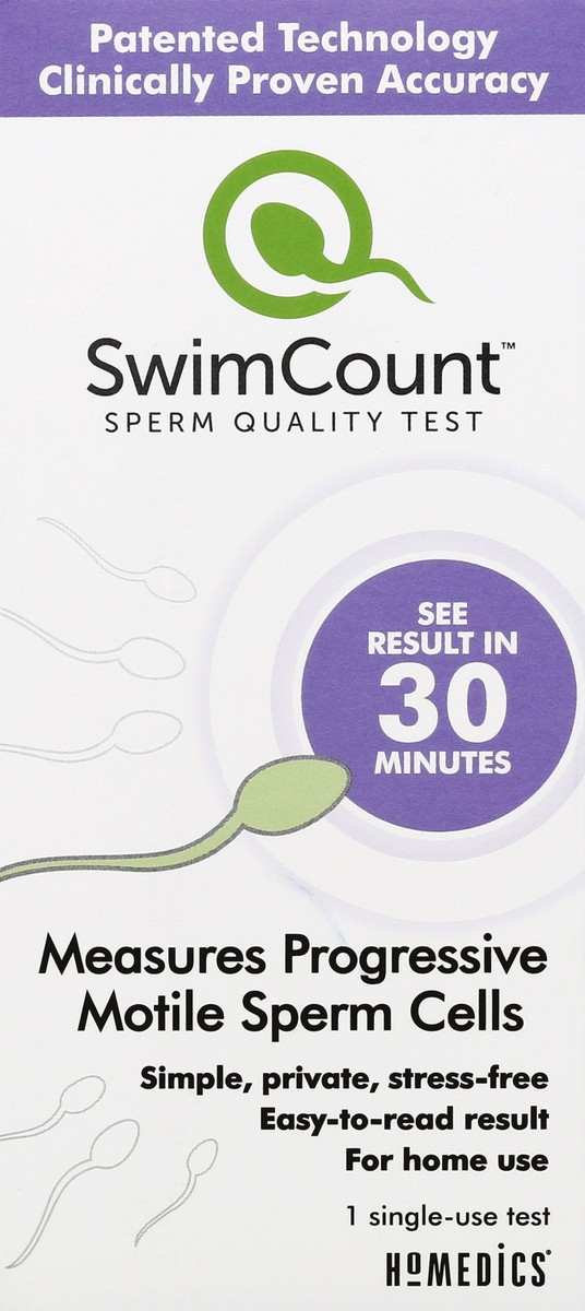 slide 5 of 12, HoMedics SwimCount Sperm Quality Test 1 ea, 1 ct