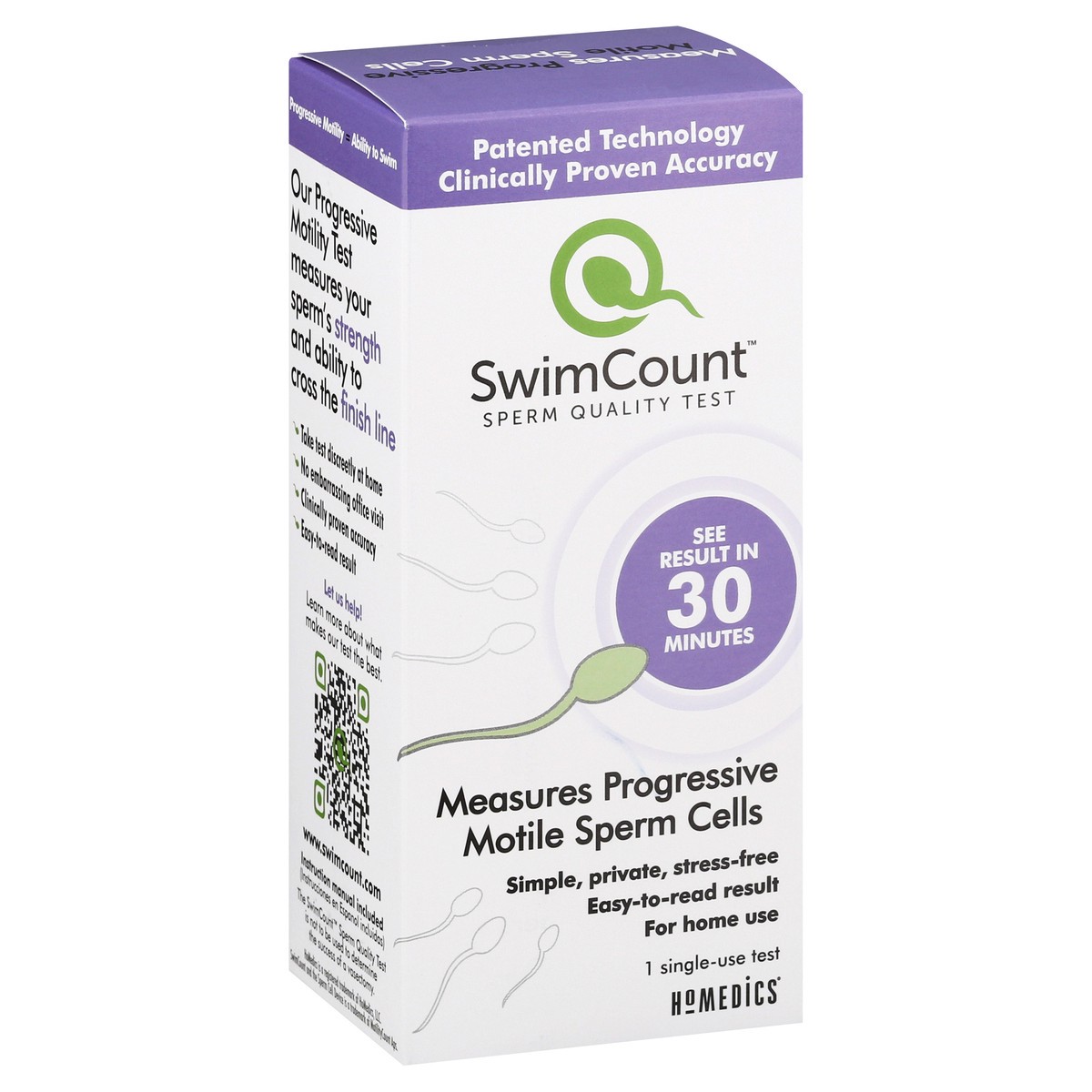 slide 6 of 12, HoMedics SwimCount Sperm Quality Test 1 ea, 1 ct