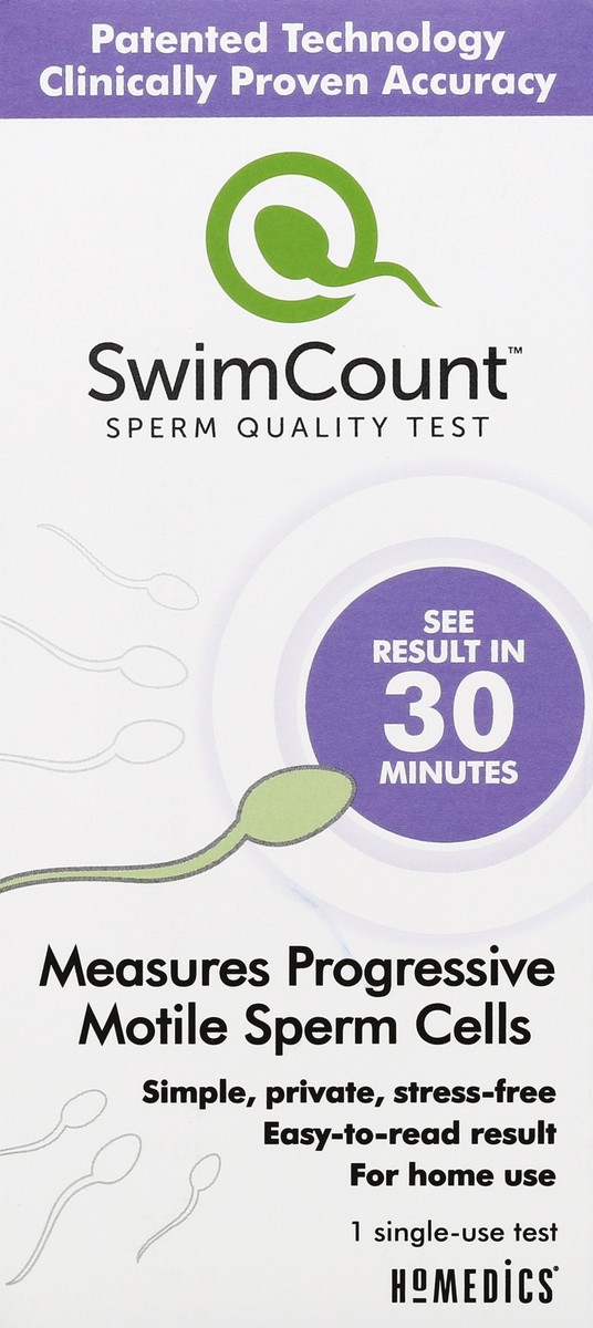 slide 7 of 12, HoMedics SwimCount Sperm Quality Test 1 ea, 1 ct