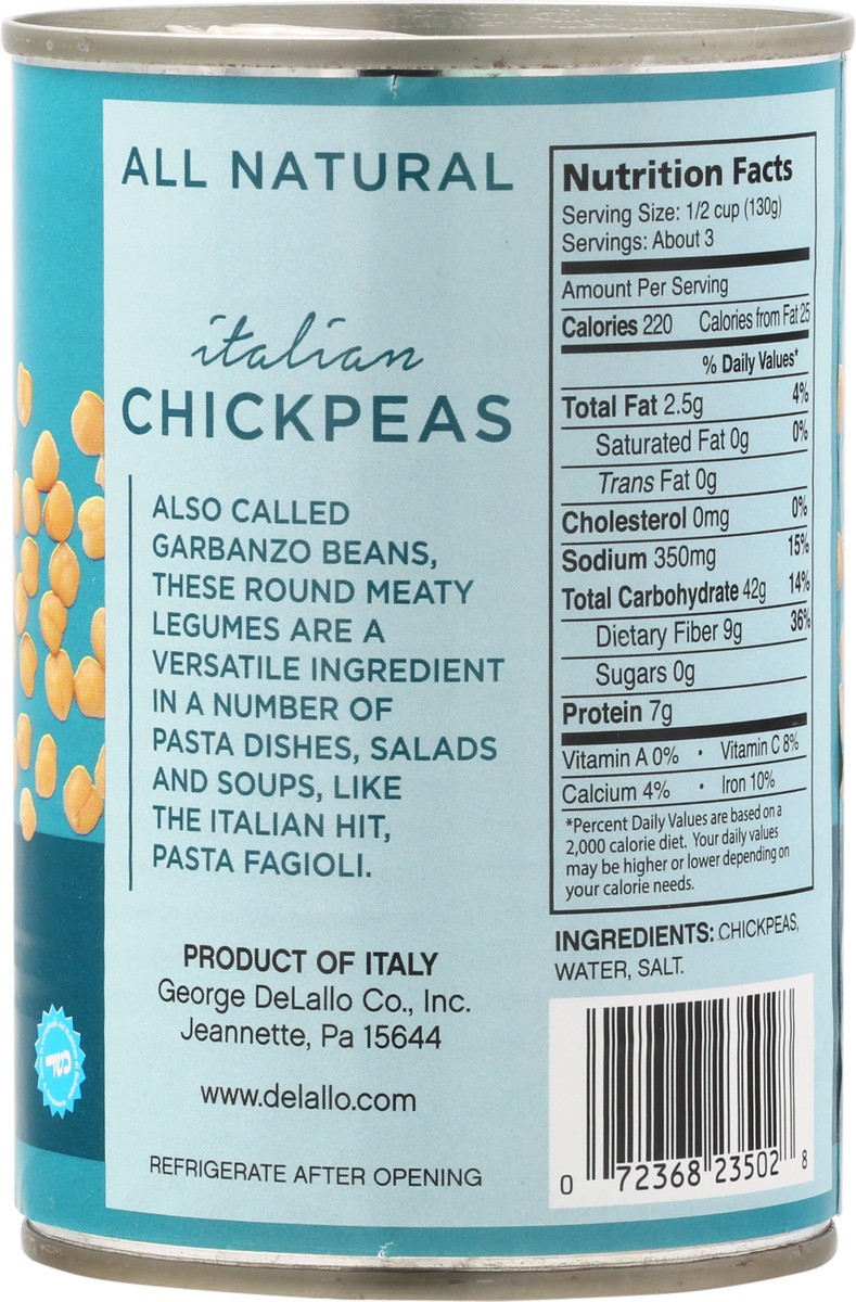 slide 3 of 14, DeLallo Chickpeas Ceci Beans 14 oz, 14 oz