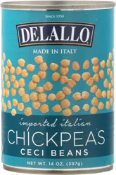 Delallo Chickpeas Ceci Beans 14 oz