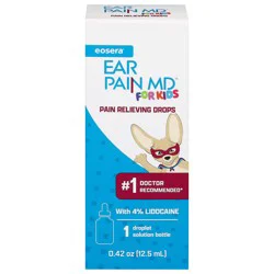 Ear Pain MD For Kids Pain Relieving Drops 0.42 oz