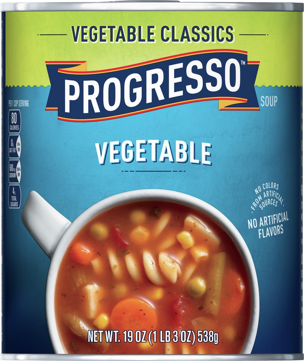 slide 6 of 9, Progresso Vegetable Soup, Vegetable Classics Canned Soup, 19 oz , 19 oz