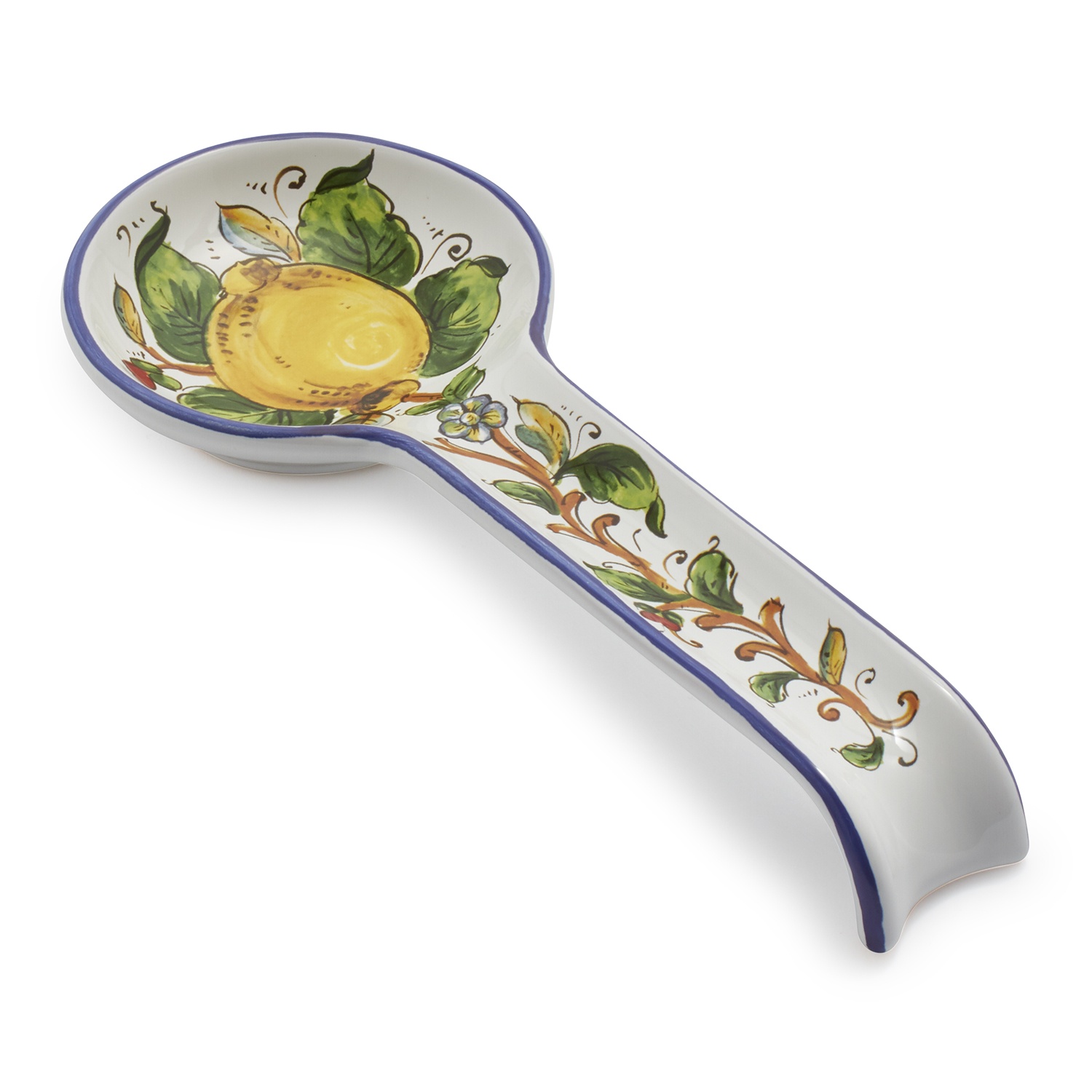 slide 1 of 1, Sur La Table Lemons Deruta Spoon Rest, 1 ct