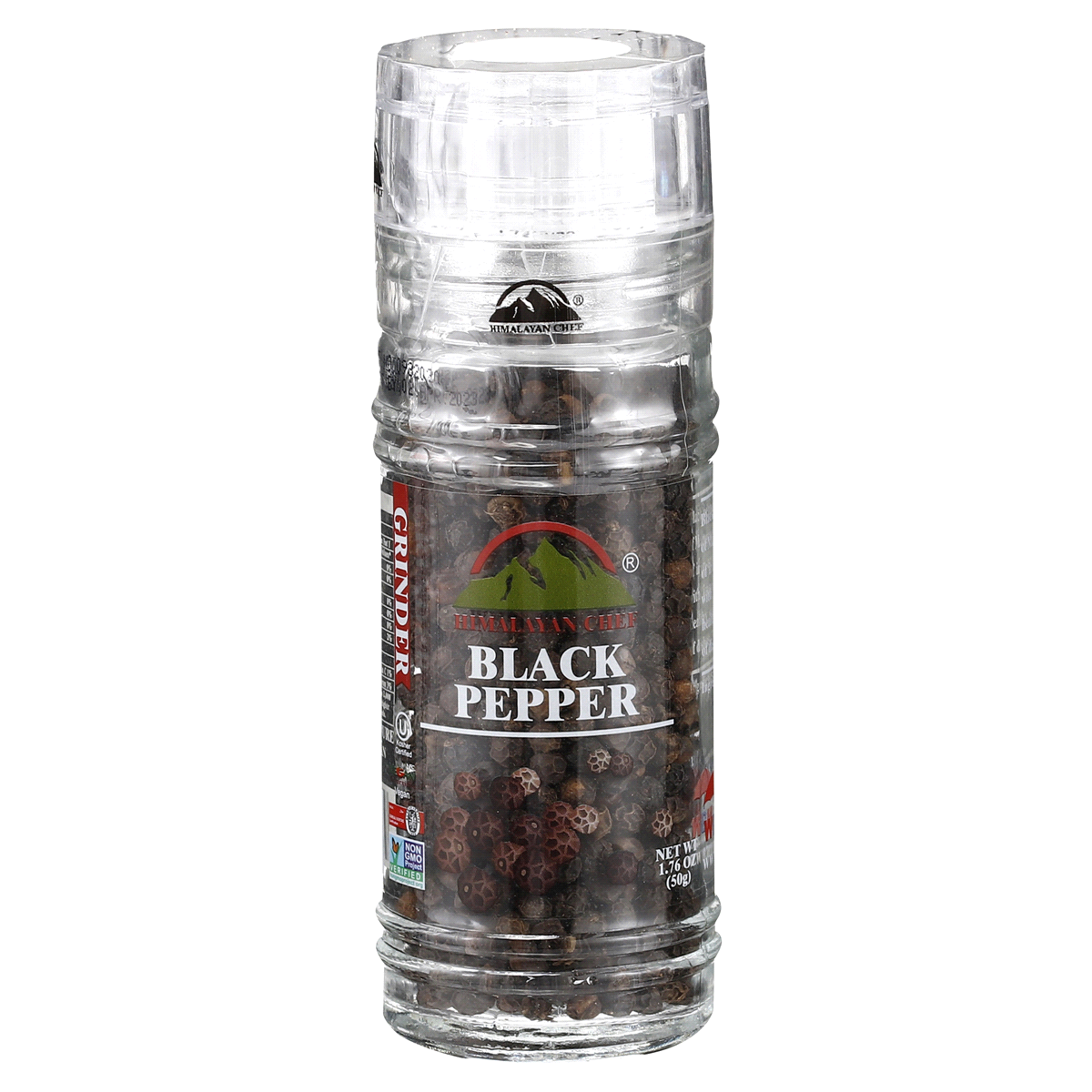 slide 1 of 5, Himayan Chef Himalayan Black Pepper Grinder, 3.53 oz