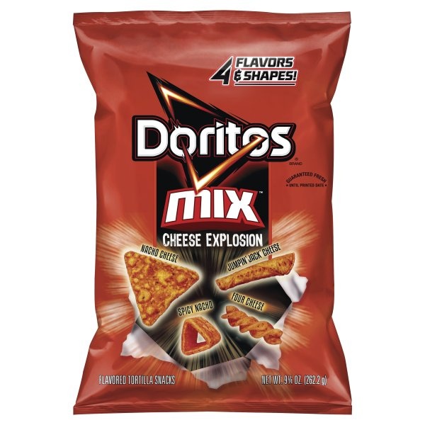 slide 1 of 4, Doritos Cheese Explosion Mix, 9.25 oz