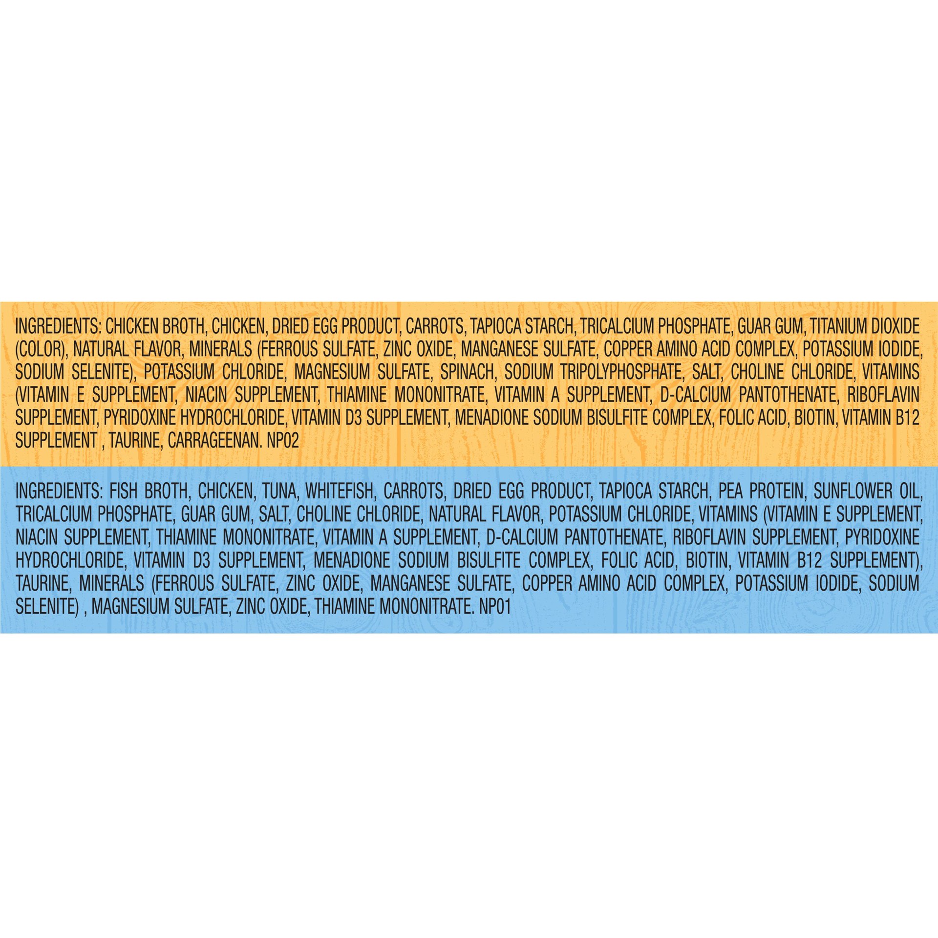 slide 3 of 7, Meow Mix Grain Free Poultry & Seafood Variety Pack with Real Chicken in Gravy, Real Tuna and Whitefish in Sauce, 2.57 oz, 33 oz