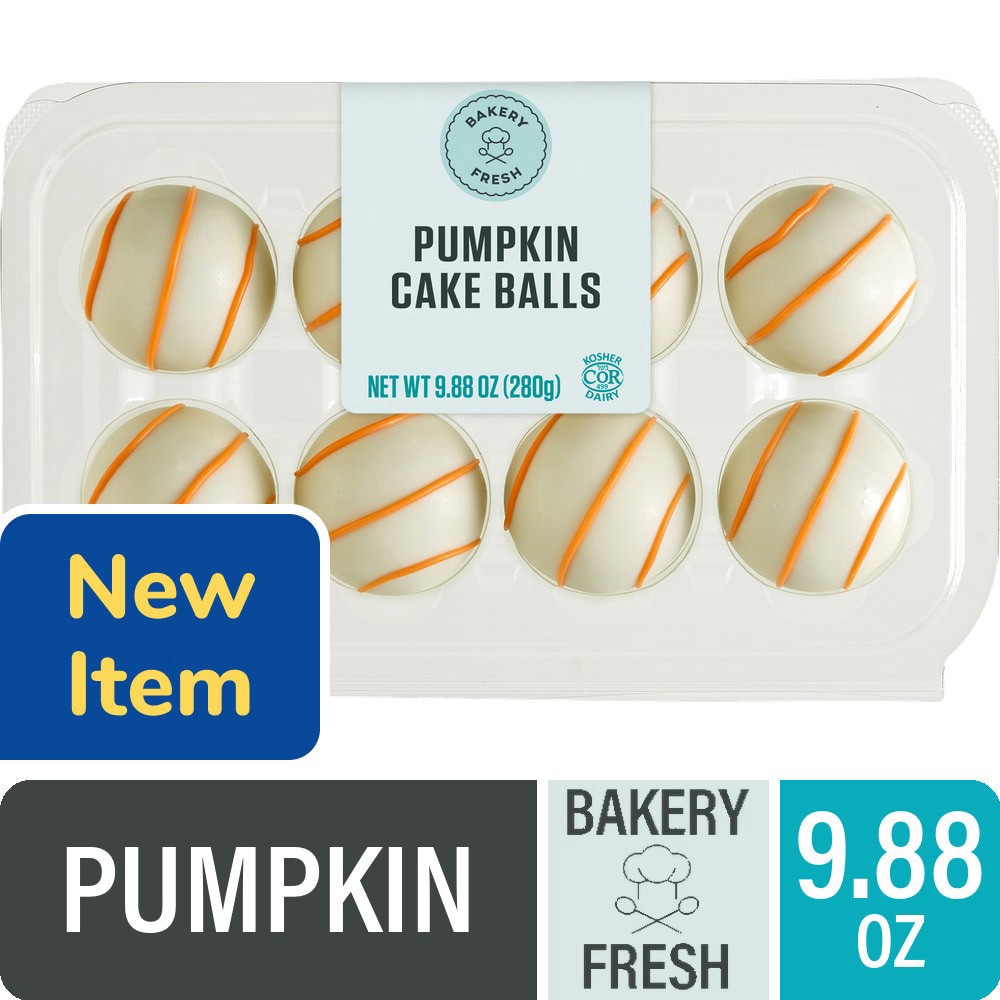 slide 1 of 1, Bakery Fresh Pumpkin Cake Balls, 9.88 oz