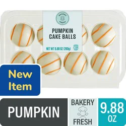 Bakery Fresh Pumpkin Cake Balls