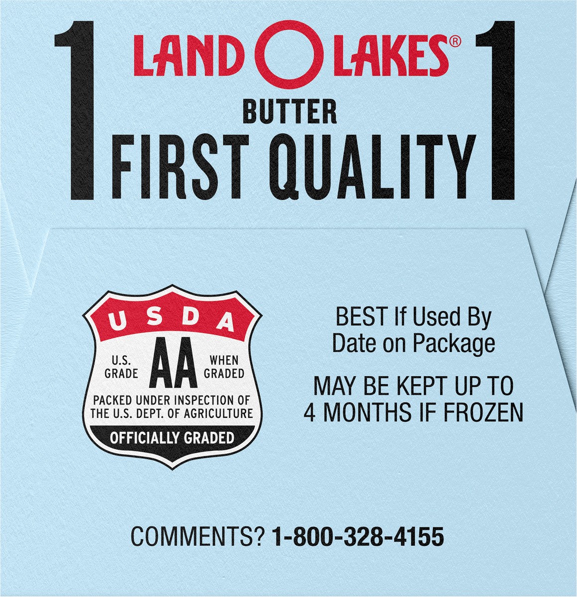 slide 7 of 9, Land O'Lakes Unsalted Sweet Butter, 1 lb