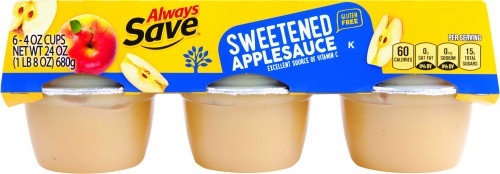 slide 1 of 1, Always Save Sweet Applesauce, 6 ct; 4 oz