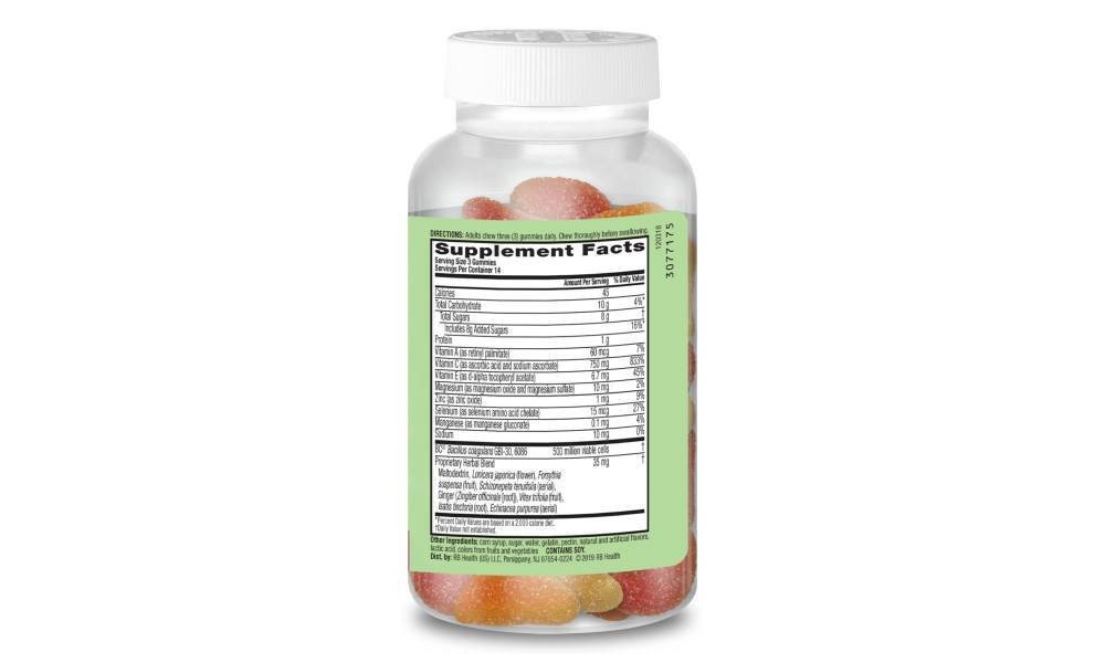 slide 6 of 6, Airborne Probiotic + Vitamin C Immune Support Gummies, 42 ct