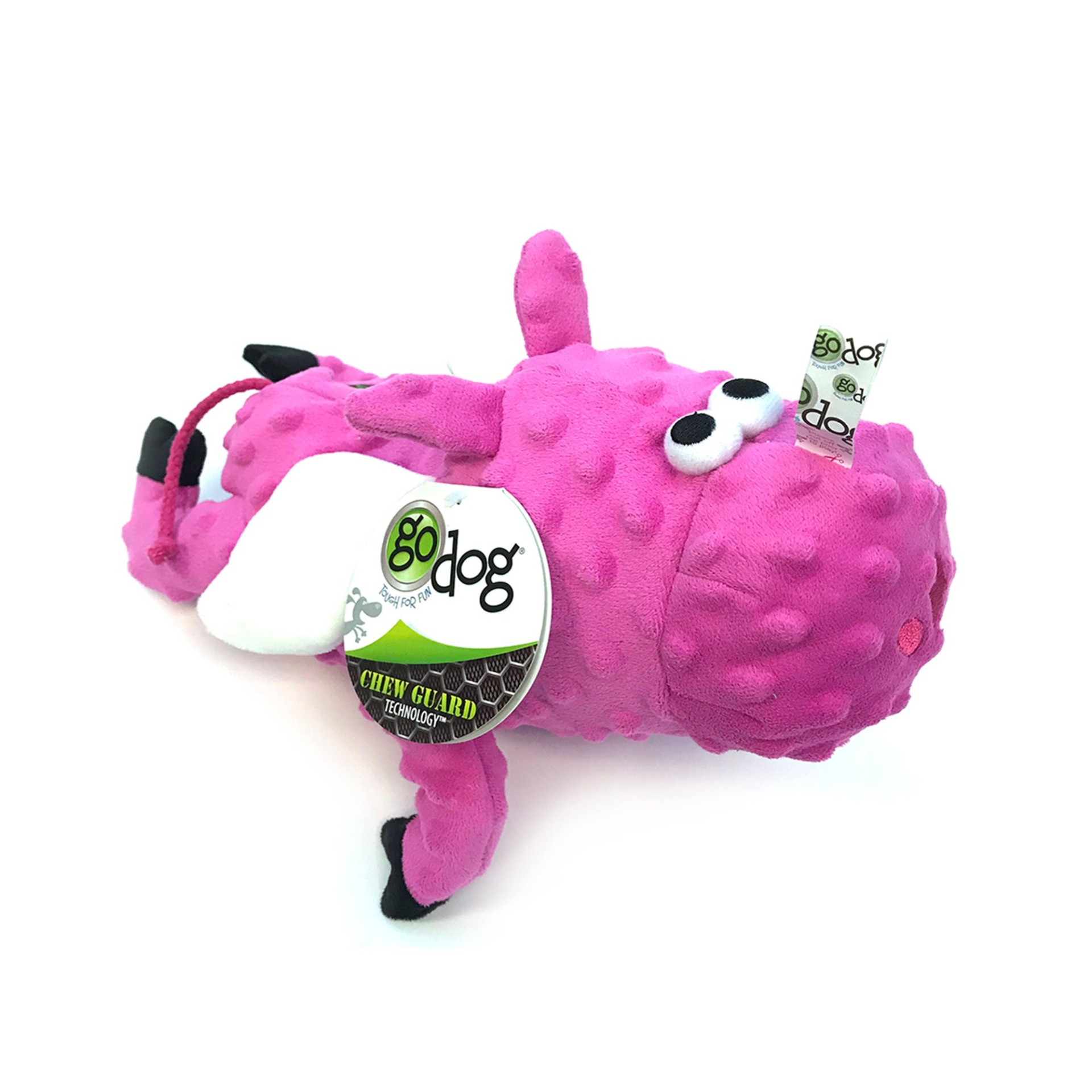 slide 1 of 1, goDog Flying Pink Pig with Bubble Plush Toy, LG