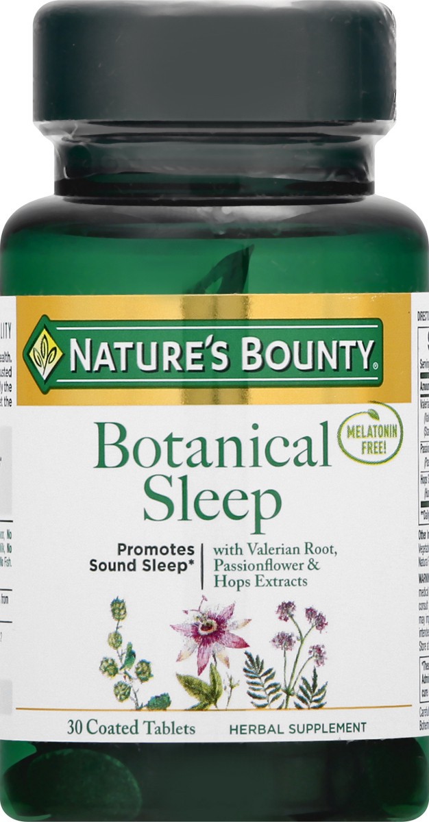 slide 6 of 9, Nature's Bounty Botanical Sleep, 30 ct