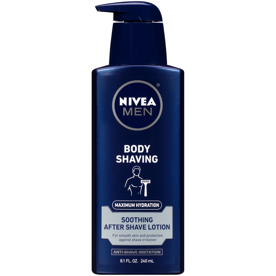 slide 1 of 1, Nivea Men Body Shaving Soothing After Shave Lotion, 8.1 fl oz