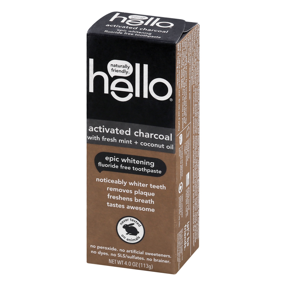 slide 3 of 10, Hello Activated Charcoal With Fresh Mint, 4 oz