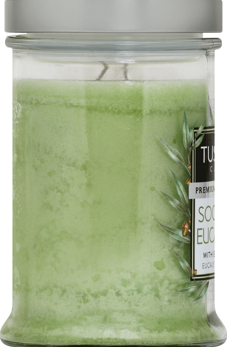 slide 8 of 8, Tuscany Candle Classic Fragrances For The Home Soothing Eucalyptus Jar Candle - Green, 1 ct