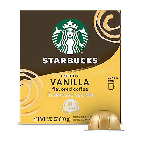 slide 1 of 6, Starbucks Creamy Vanilla Nespresso Vertuo - 8 Count, 8 ct