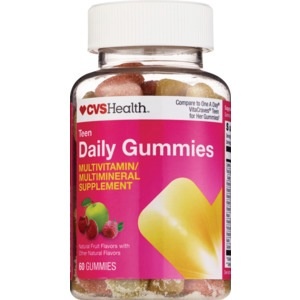slide 1 of 1, CVS Health Teen Daily Gummies, 60 ct
