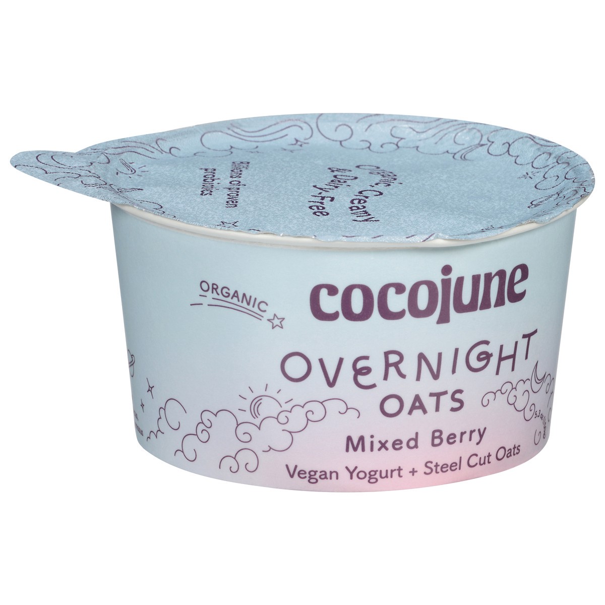 slide 2 of 13, Cocojune Overnight Oats Mixed Berry Yogurt 5.3 oz, 5.3 oz