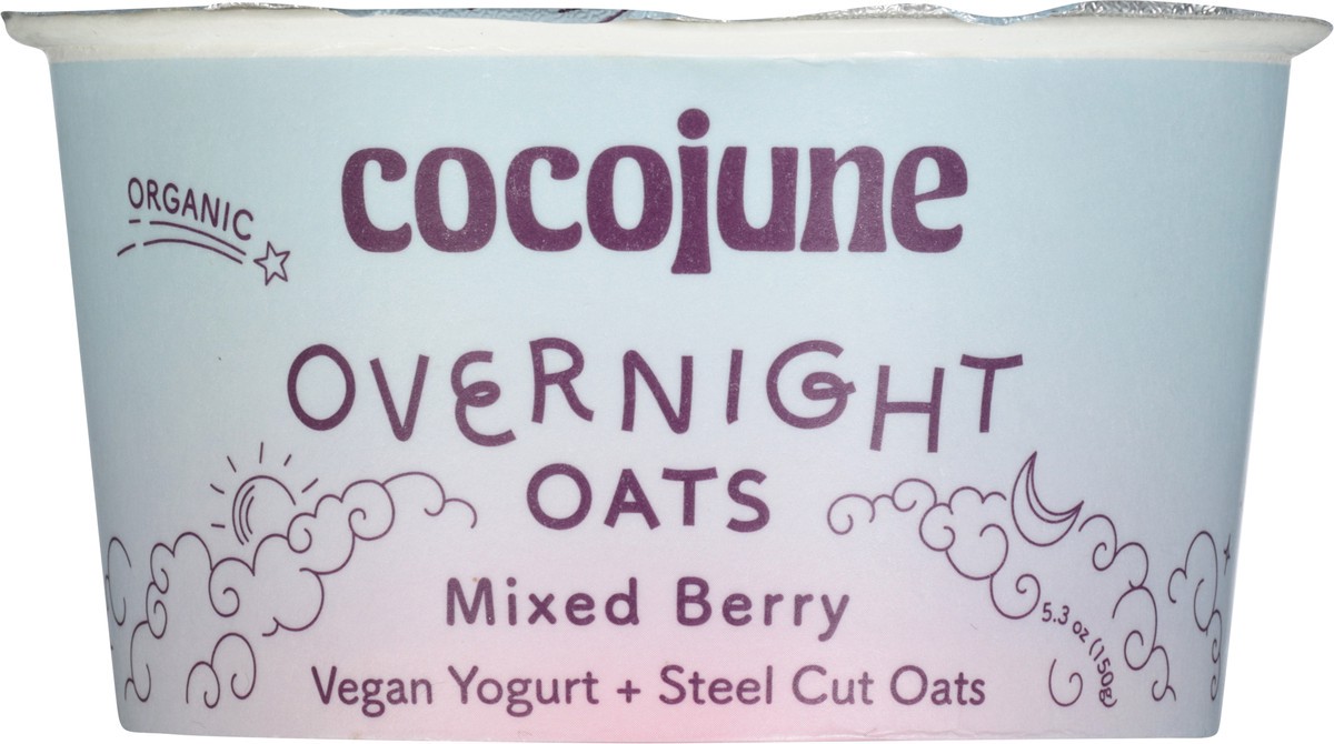 slide 12 of 13, Cocojune Overnight Oats Mixed Berry Yogurt 5.3 oz, 5.3 oz