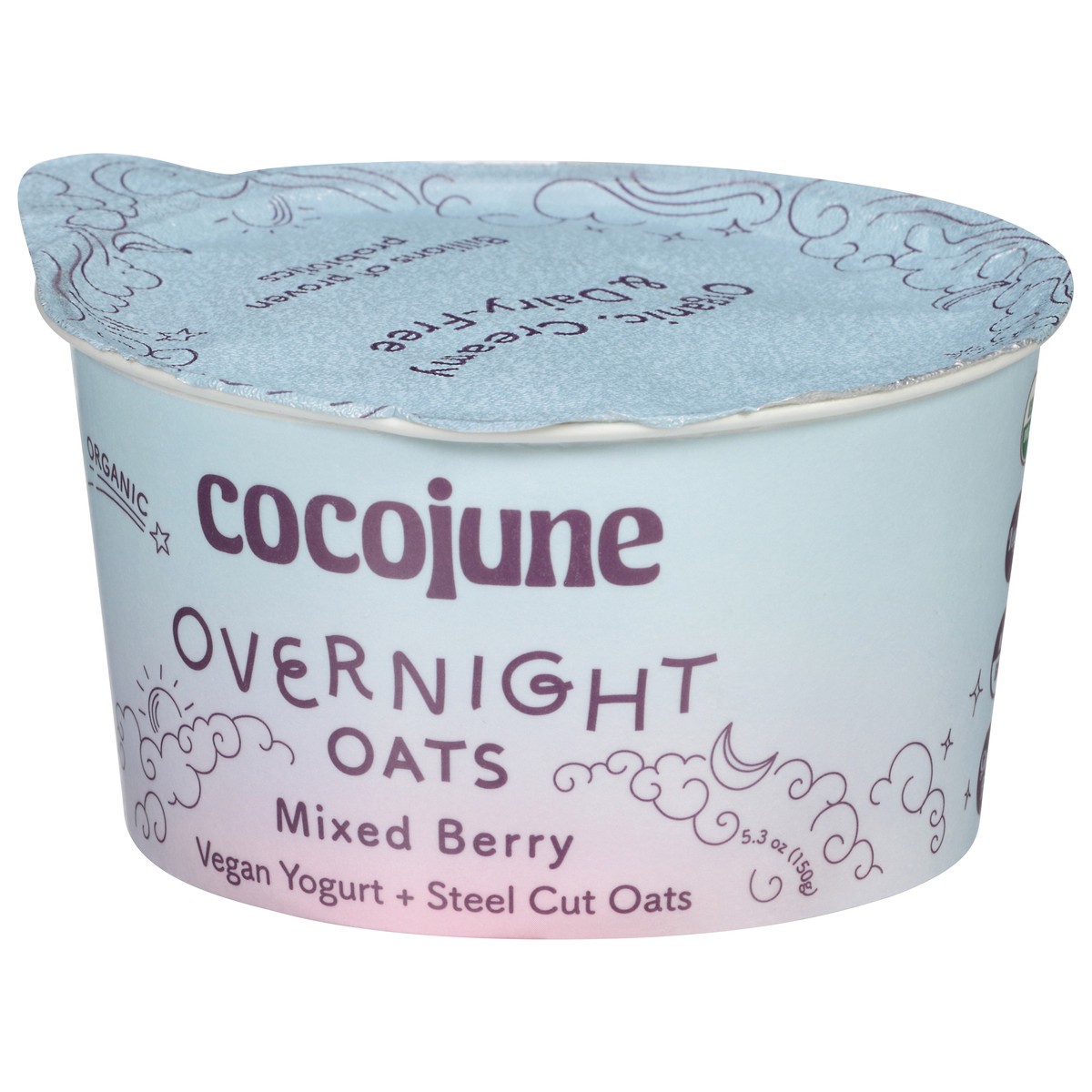 slide 10 of 13, Cocojune Overnight Oats Mixed Berry Yogurt 5.3 oz, 5.3 oz