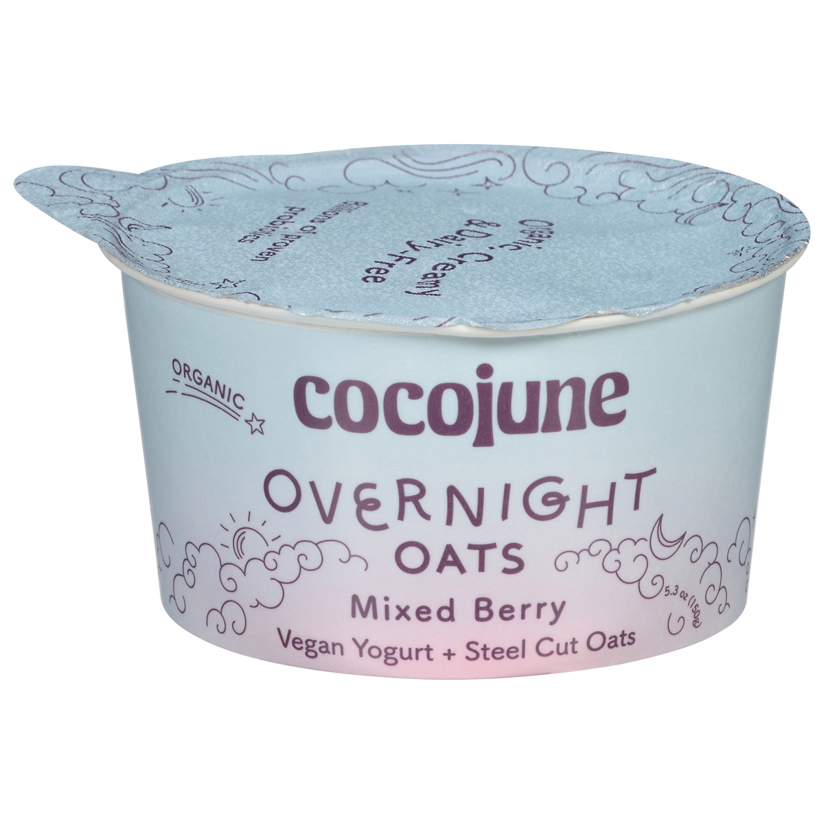 Cocojune Overnight Oats Mixed Berry Yogurt 5.3 oz 5.3 oz Shipt