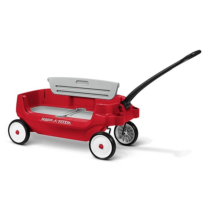 slide 7 of 10, Radio Flyer Deluxe 3-in-1 Grandstand Wagon with Canopy, 1 ct