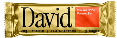 slide 1 of 1, David Pumpkin Spice Bar, 2.19 oz