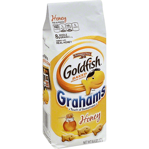 slide 3 of 3, Pepperidge Farm Goldfish Baked With Whole Grain Honey Graham Crackers, 6.6 oz