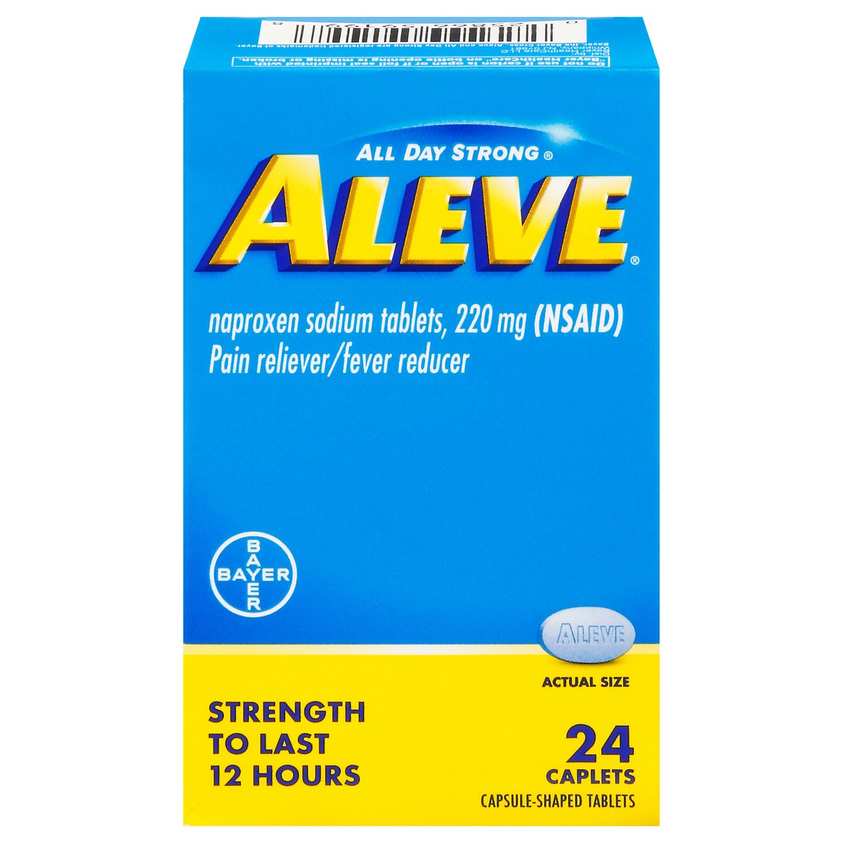 slide 2 of 13, Aleve Pain Reliever/Fever Reducer, 24 ct, 220 mg, 24 ct