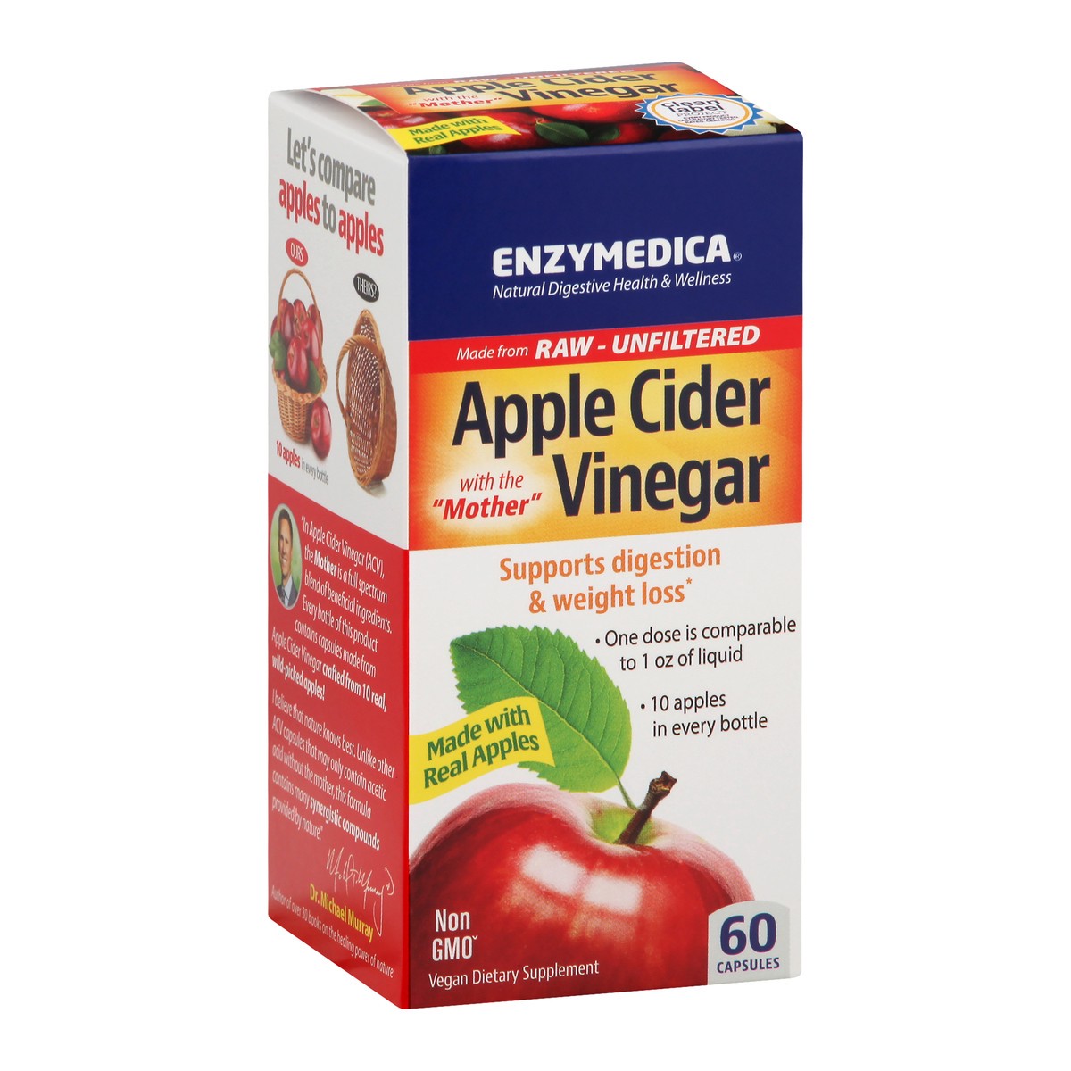 slide 3 of 12, Enzymedica Apple Cider Vinegar 60 ea, 60 ct