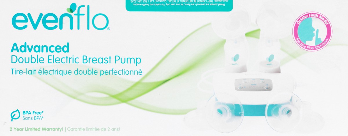 slide 2 of 11, Evenflo Advanced Double Electric Breast Pump 1 ea, 1 ct