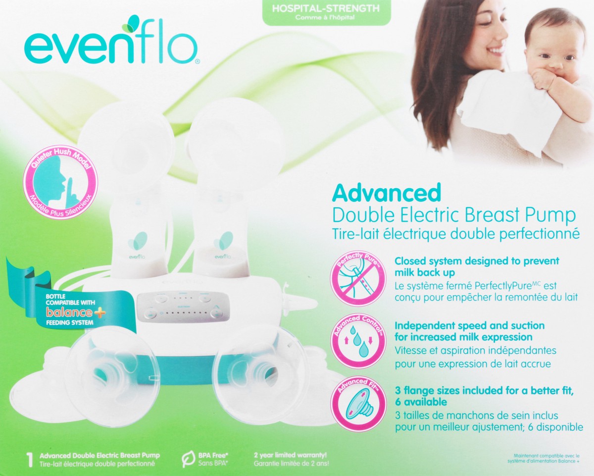 slide 3 of 11, Evenflo Advanced Double Electric Breast Pump 1 ea, 1 ct