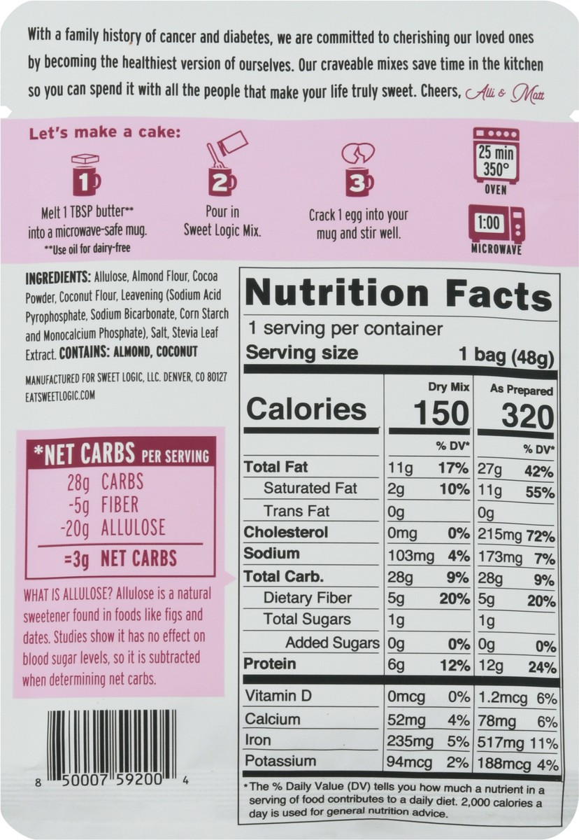 slide 9 of 9, Sweet Logic Triple Chocolate, 1.7 oz