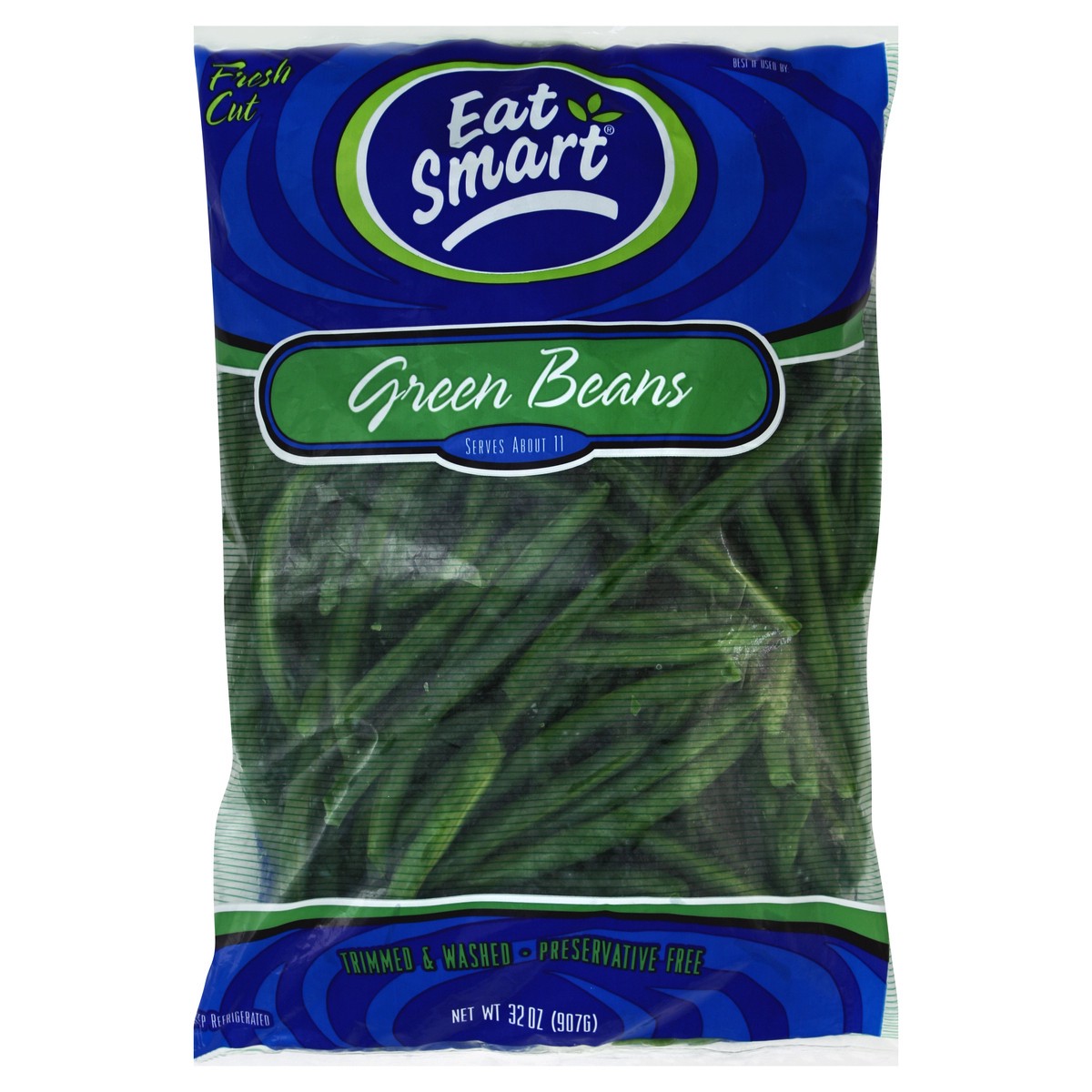 slide 3 of 6, Eat Smart Steamables Green Beans, 32 oz