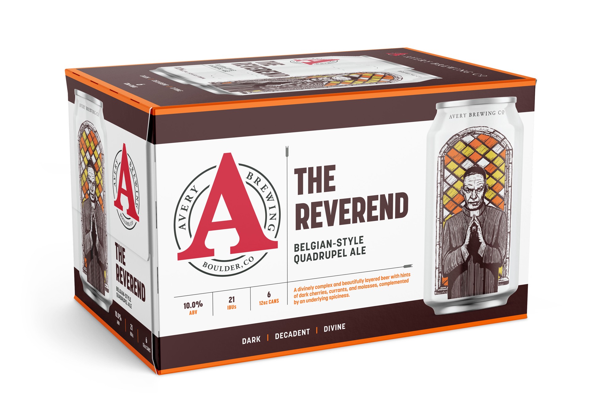 slide 4 of 8, Avery Brewing The Reverend - 6 Pack 12 fl oz Cans, 6 ct; 12 oz