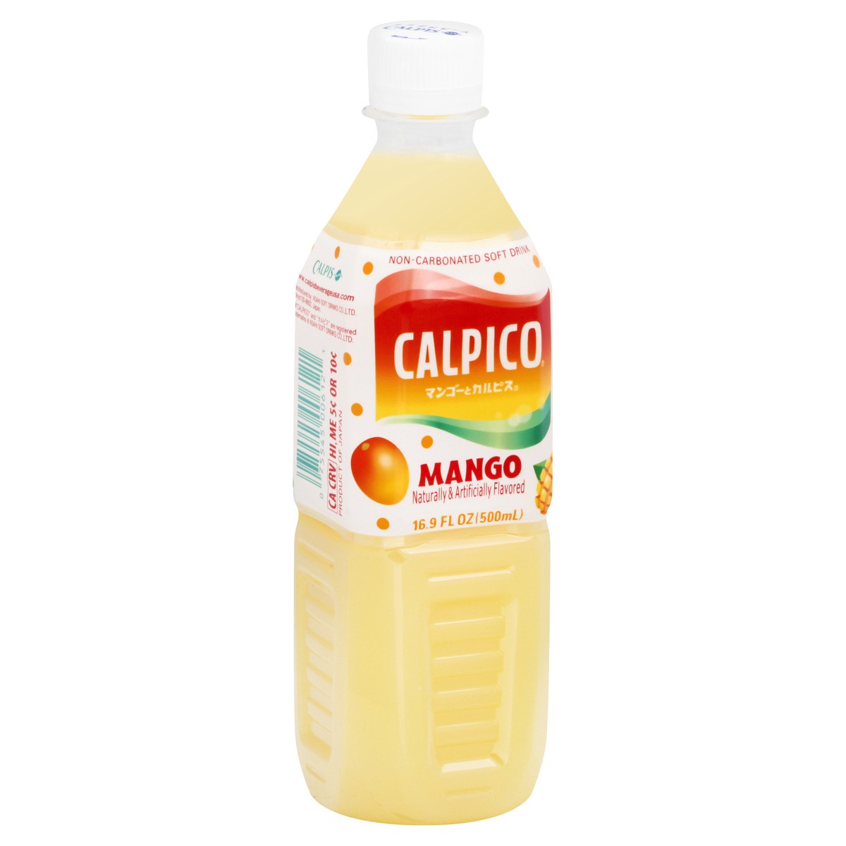 slide 4 of 13, Calpico Non-Carbonated Mango Soft Drink 16.9 oz, 16.9 oz