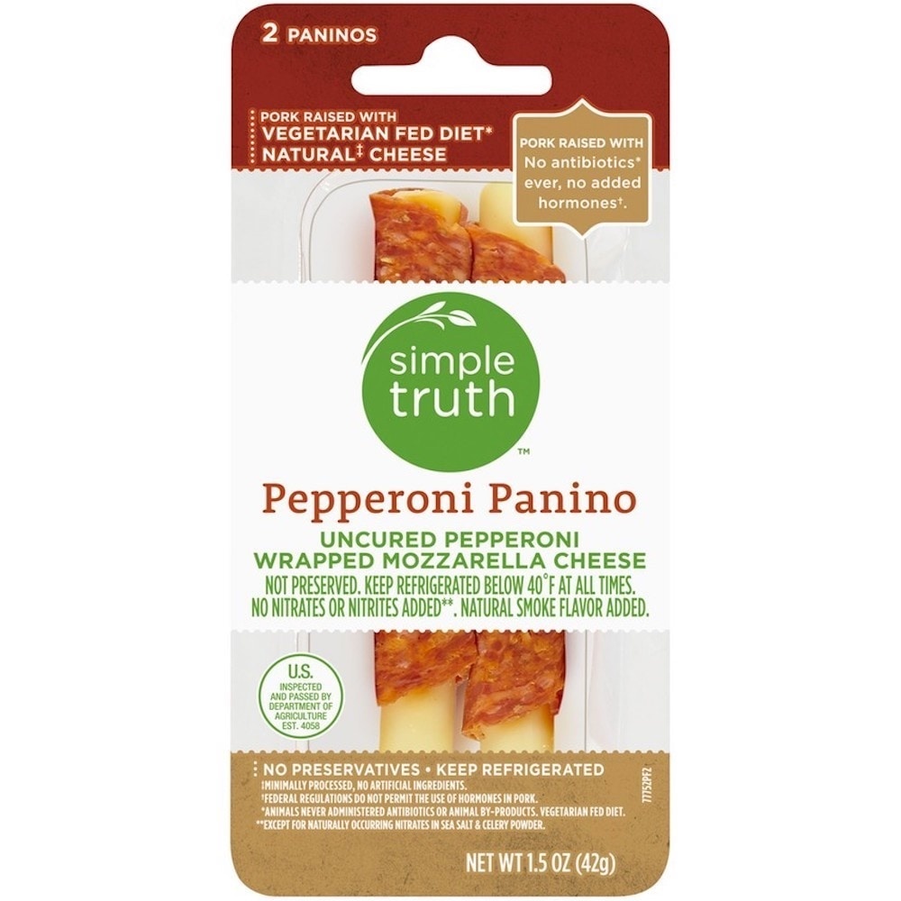 slide 1 of 1, Simple Truth Pepperoni Panino, 1.5 oz