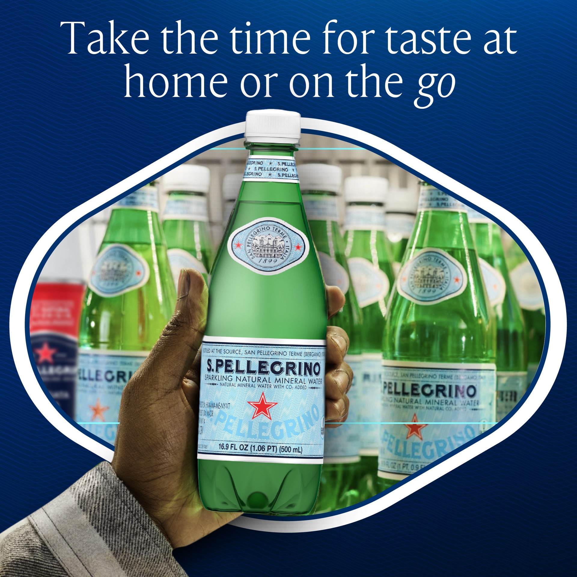 slide 5 of 7, S.Pellegrino Sparkling Natural Mineral Water, 16.9 Fl Oz (0.5 L) Plastic Bottle, 16.91 oz