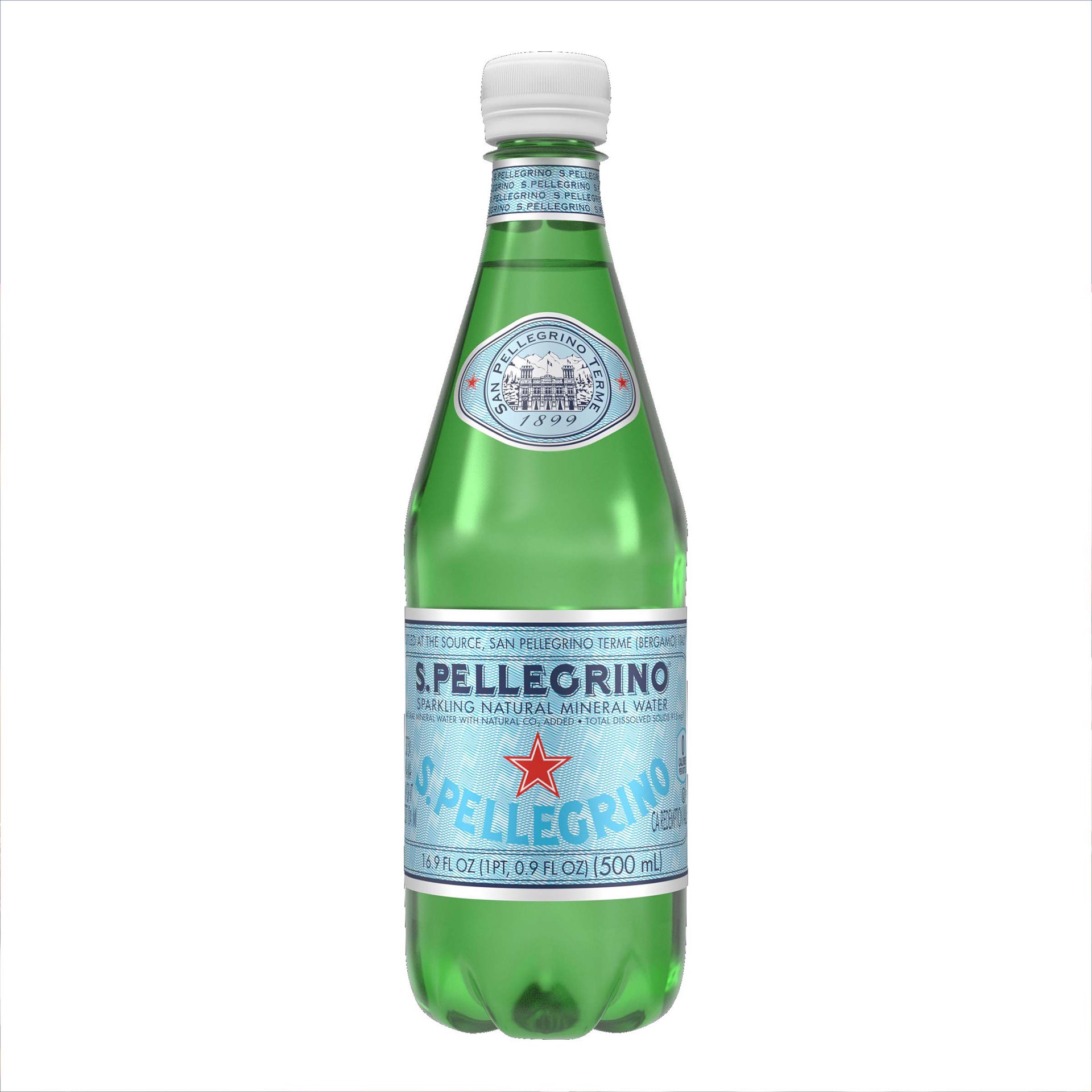 slide 1 of 1, S.Pellegrino San Pellegrino Natural Sparkling Mineral Water, 16.9 fl oz