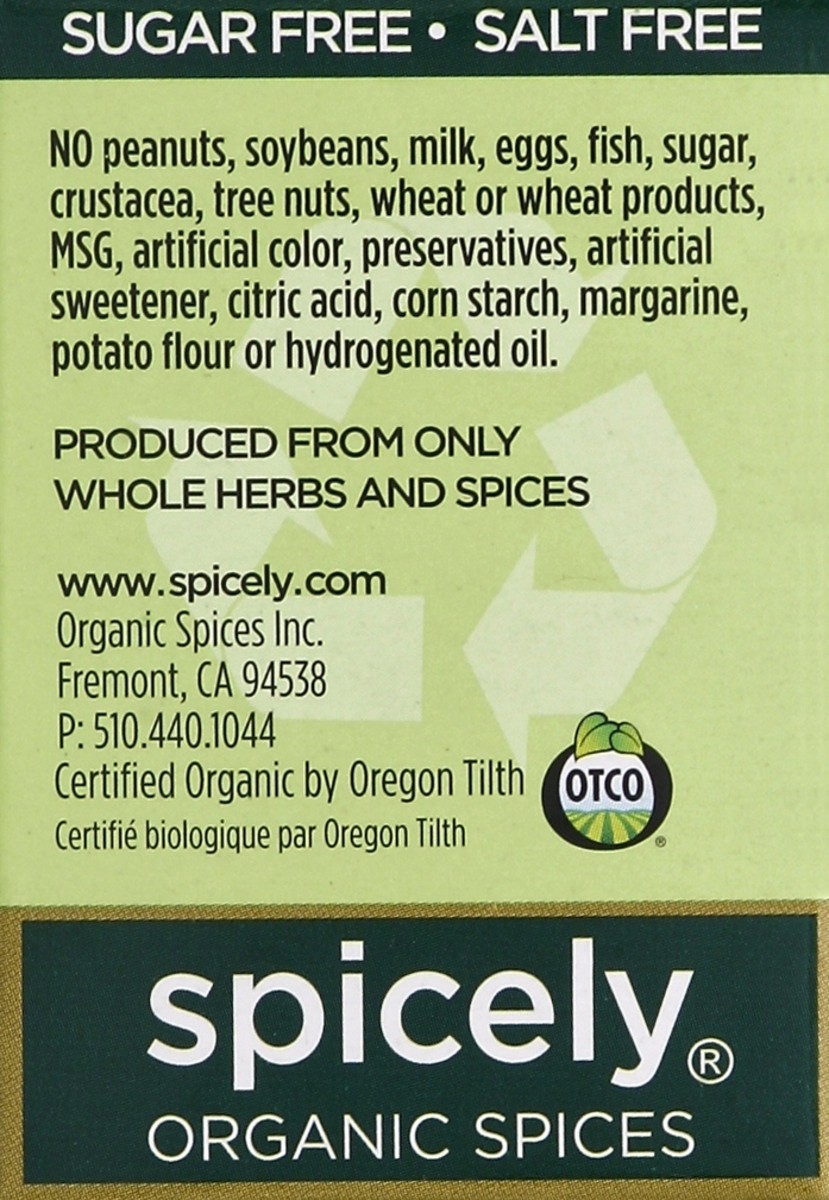 slide 3 of 4, Spicely Organic Spices Mustard 0.4 oz, 0.4 oz