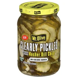 Mt. Olive Kosher Dill Pickle Chips 16 oz