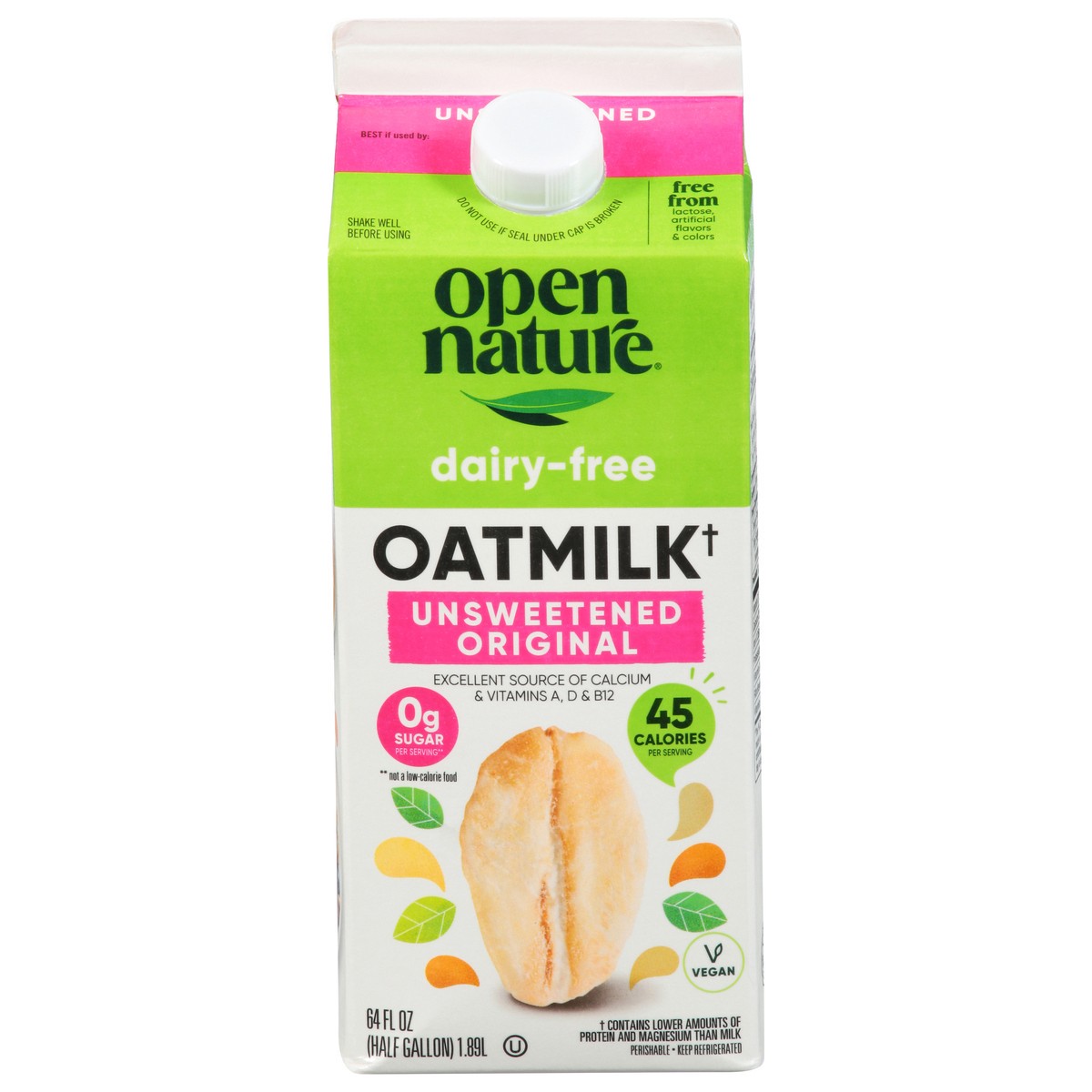 slide 10 of 13, Opn Nat Original Unsweetened Oatmilk 64 Fz - 64 FZ, 64 fl oz