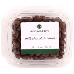 L&B Milk Chocolate Raisins